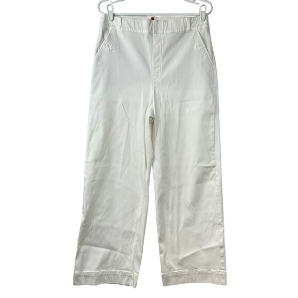 SPANX Stretch Twill Cropped Pant White Size XL Tall - Picture 2 of 15